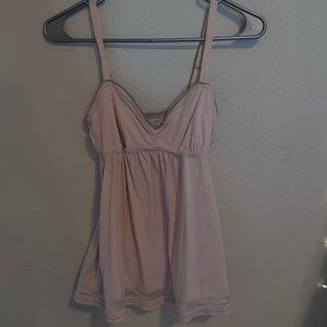 A & F pink babydoll cami size small $10